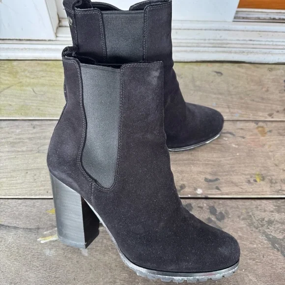 Coach Black Heeled Boots - Picture 4 of 11